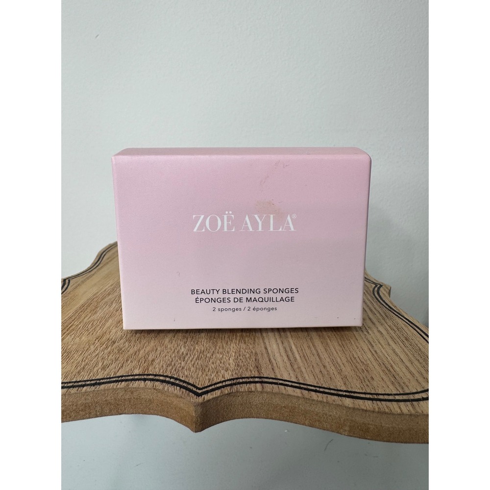 Zoe Ayla Beauty Blending Sponges 2-Pack Makeup Applicators Pink BB-2-PEACH